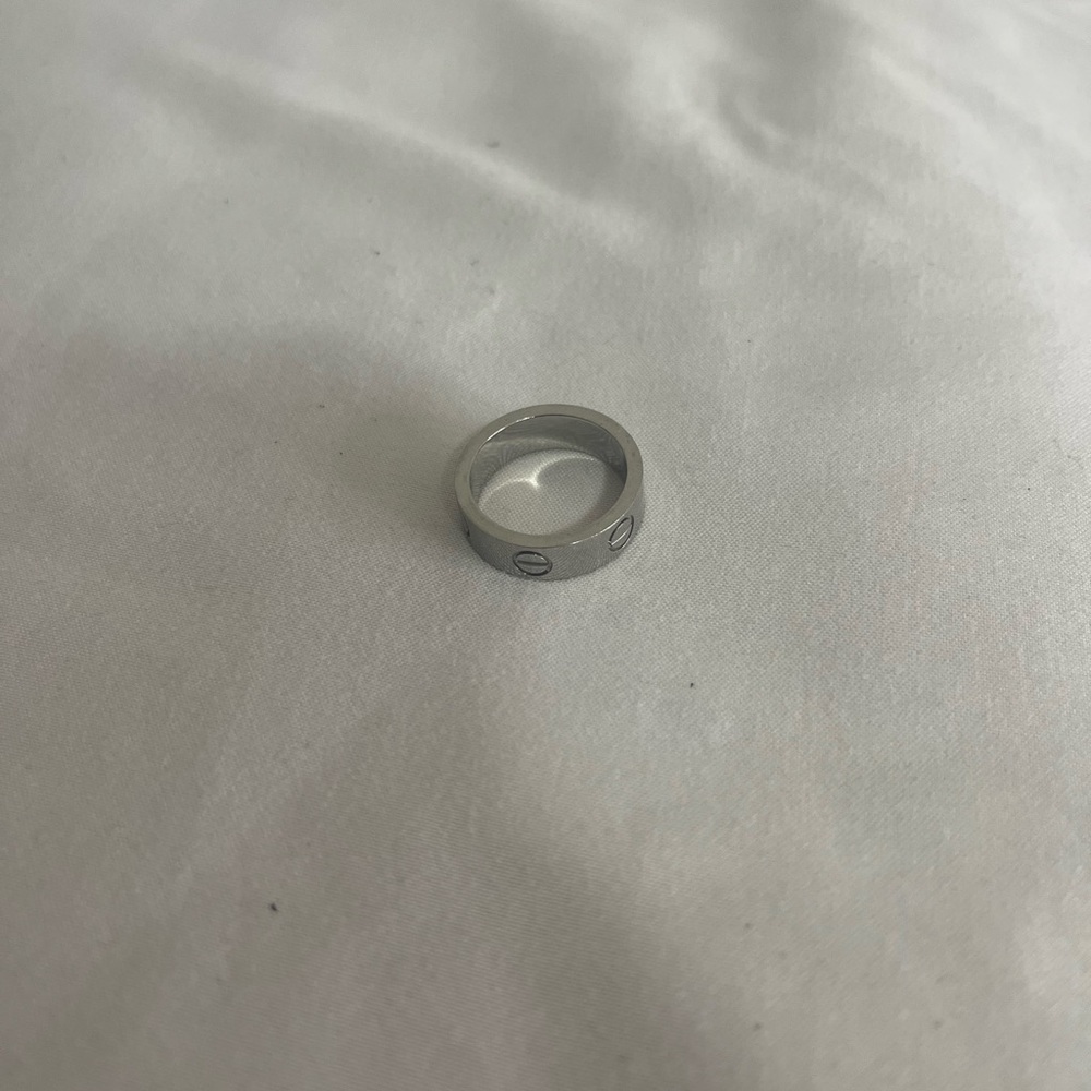 Silver Engraved Ring